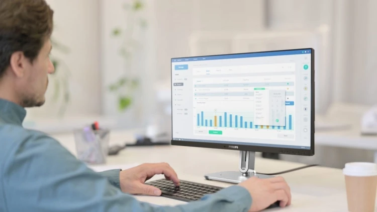Philips Monitor 23.8 cala 24B2G5200 IPS 100Hz HDMI DP Pivot Głośniki