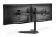 Digitus Stojak biurkowy podwójny z zaciskiem 2xLCD max. 32" max. Obciążenie 2x 8kg uchylno-obrotowy czarny
