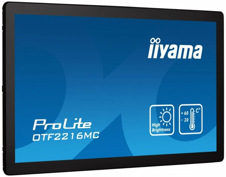 IIYAMA Monitor 22 cale OTF2216MC-B1, VA,poj.10pkt.1100cd,IP65,outdoor, VGA, HDMI,DP,RJ45