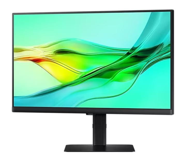 Samsung Monitor 24 cale ViewFinity S60UD IPS 2560x1440 WQHD 16:9 1xHDMI 2xDP(In+Out) 1xUSB-C 90W 3xUSB 3.0 LAN KVM 5ms PinP/PbyP 100Hz HAS+PIV płaski