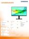 Samsung Monitor 24 cale ViewFinity S60UD IPS 2560x1440 WQHD 16:9 1xHDMI 2xDP(In+Out) 1xUSB-C 90W 3xUSB 3.0 LAN KVM 5ms PinP/PbyP 100Hz HAS+PIV płaski
