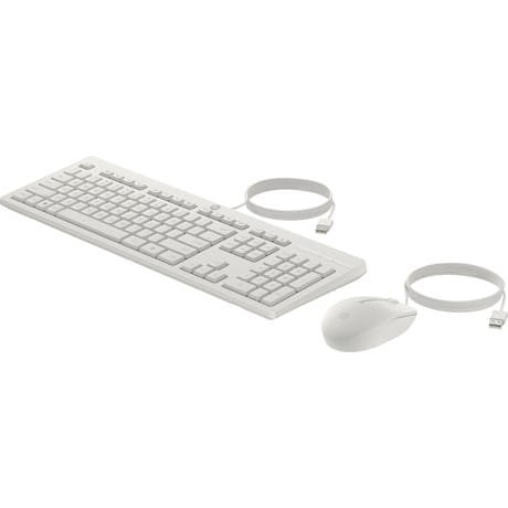HP Inc. Zestaw Klawiatura i mysz 225 przewodowe G2 biały AW5S6AA#ABB
