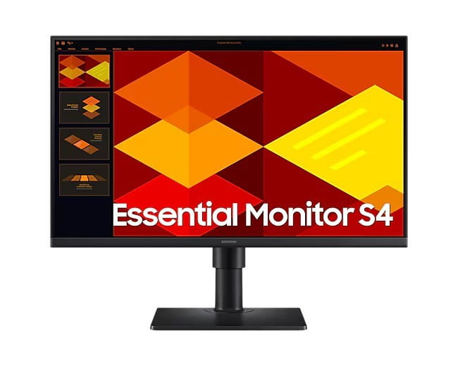 Samsung Monitor 24 cale S40GD IPS 1920x1080 FHD 16:9 2xHDMI 1xDP 2xUSB-A 2.0 1xUSB-B 5ms 100Hz HAS+PIV głośniki płaski 3YOn-Site (LS24D406GAUXEN)