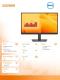 Dell Monitor E2225HM 21.5 cala LED VA Full HD (1920 x1080)/16:9/DP/HDMI/VGA/3Y