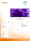 Dell Monitor P3425WE 34.1 cala IPS Curved WQHD (3440x1440)/21:9/HDMI/DP/USB-C/3xUSB/3Y AES&PPG