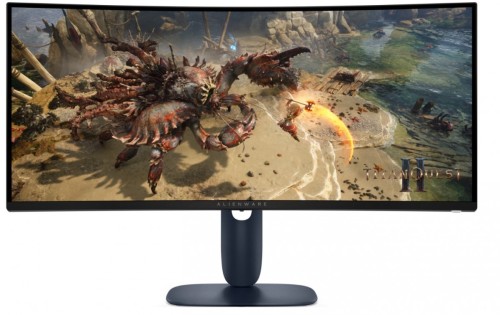 Dell Monitor AW3425DWM 34 cale Curved AMD FreeSync VA 180Hz WQHD         (3440x1440)/21:9/1xDP/2xHDMI/2xUSB 3.2/3Y AES&PPE