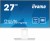 IIYAMA Monitor 27 cali XUB2797QSN-W2 IPS,QHD,USB-c Dock,HDMI,DP,PD-65W,2x2W, 4xUSB(3.2),300cd/m2,80M:1,sRGB:99%/5y/