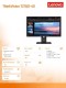 Lenovo Monitor 27 cali ThinkVision T27QD-40 WLED LCD 64AAZAT2EU