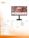 AOC Monitor 27E4U 27 cali IPS 120Hz HDMI DP VGA Pivot