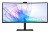 Samsung Monitor 34 cale ViewFinity S65VC VA 3440x1440 UWQHD 21:9 1xHDMI 1xDP 1xUSB-C (90W) 2xUSB 3.0 LAN (RJ45) 5ms HAS Webcam głośniki zakrzywiony 3Y