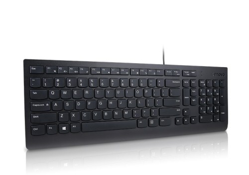 Lenovo Klawiatura przewodowa Lenovo Essential (czarna) - angielski, US (103P) 4Y41C68681