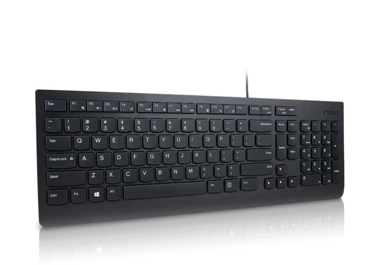 Lenovo Klawiatura przewodowa Lenovo Essential (czarna) - angielski, US (103P) 4Y41C68681