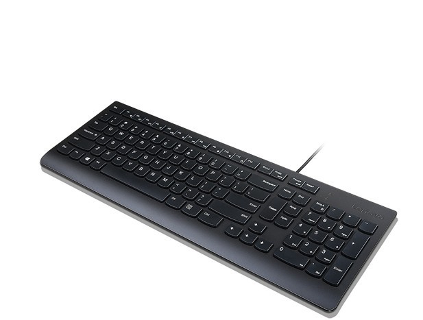 Lenovo Klawiatura przewodowa Lenovo Essential (czarna) - angielski, US (103P) 4Y41C68681
