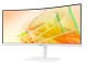 Samsung Monitor 34 cale ViewFinity S65CT VA 3440x1440 UWQHD 21:9 1xHDMI 1xDP 2xTB 4.0(90W/15W) 3xUSB 3.0 LAN 5ms 100Hz HAS gł. zakrzyw. biały 2Yd2d