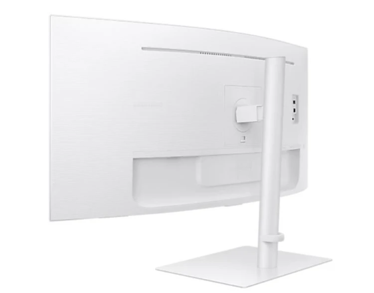 Samsung Monitor 34 cale ViewFinity S65CT VA 3440x1440 UWQHD 21:9 1xHDMI 1xDP 2xTB 4.0(90W/15W) 3xUSB 3.0 LAN 5ms 100Hz HAS gł. zakrzyw. biały 2Yd2d