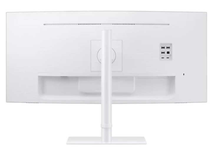 Samsung Monitor 34 cale ViewFinity S65CT VA 3440x1440 UWQHD 21:9 1xHDMI 1xDP 2xTB 4.0(90W/15W) 3xUSB 3.0 LAN 5ms 100Hz HAS gł. zakrzyw. biały 2Yd2d