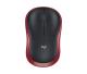 Logitech Mysz bezprzewodowa M185 czerwona 910-002237