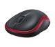 Logitech Mysz bezprzewodowa M185 czerwona 910-002237
