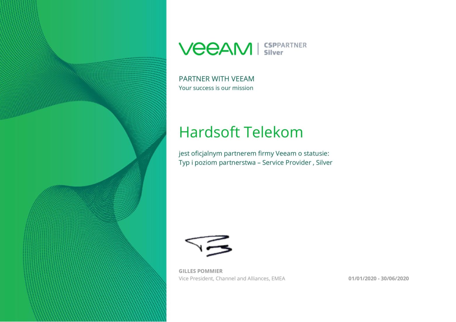 Veeam Service Provider Silver Partner