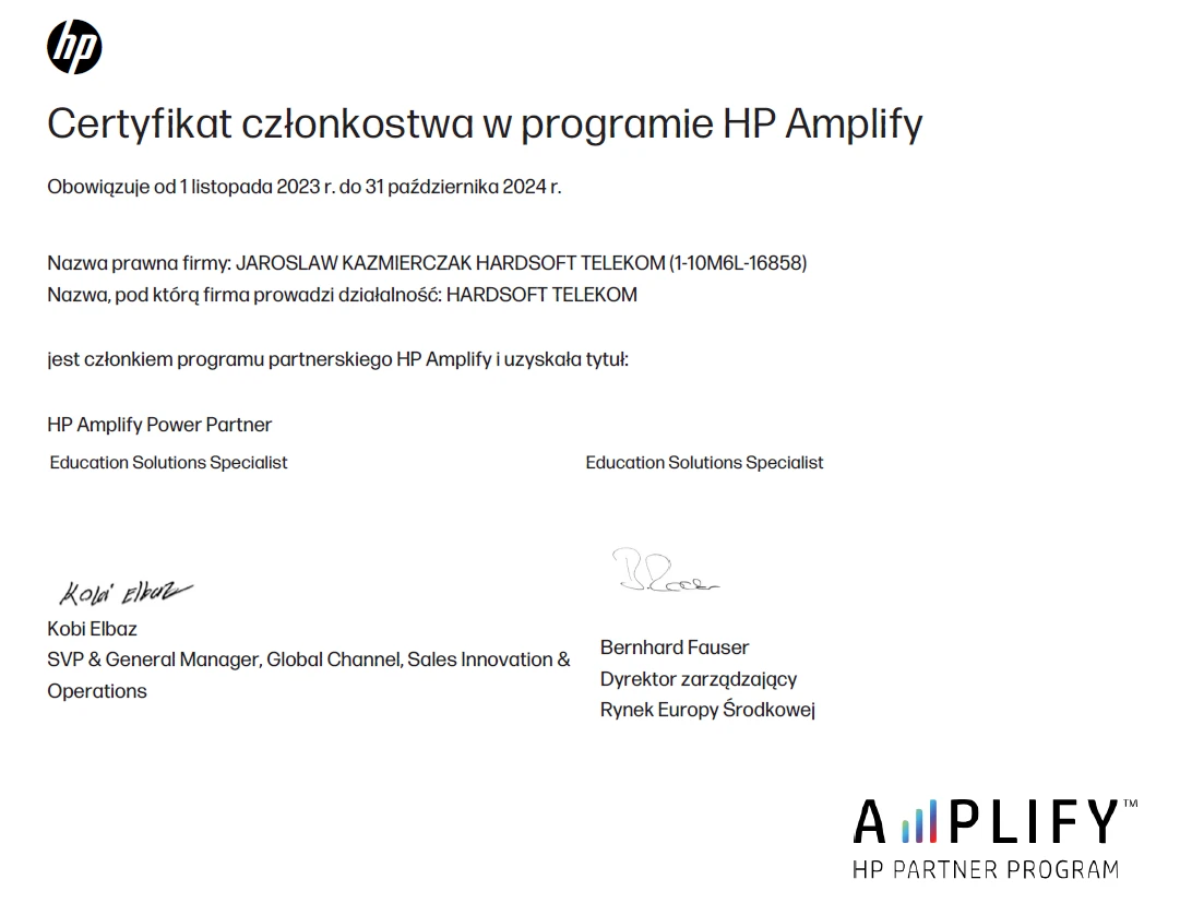 HP Amplify Power Partner