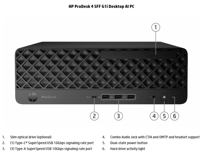 HP ProDesk 4 G1i SFF Desktop PC Front